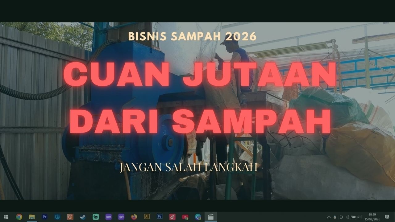 CARA MERUBAH SAMPAH JADI UANG 2026// JANGAN SALAH LANGKAH#bisnissampah #plastmedia #daurulang