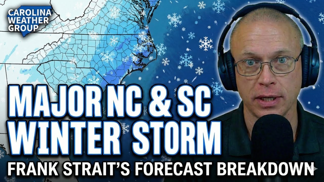 NC & SC Winter Storm Forecast: The 