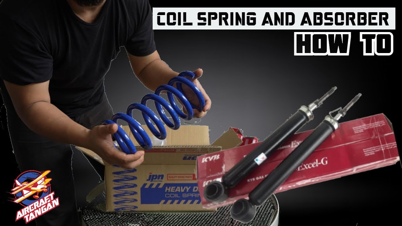 JPN Heavy Duty Coil Spring and Kayaba Absorber installation removal | How To | Nissan Serena C24