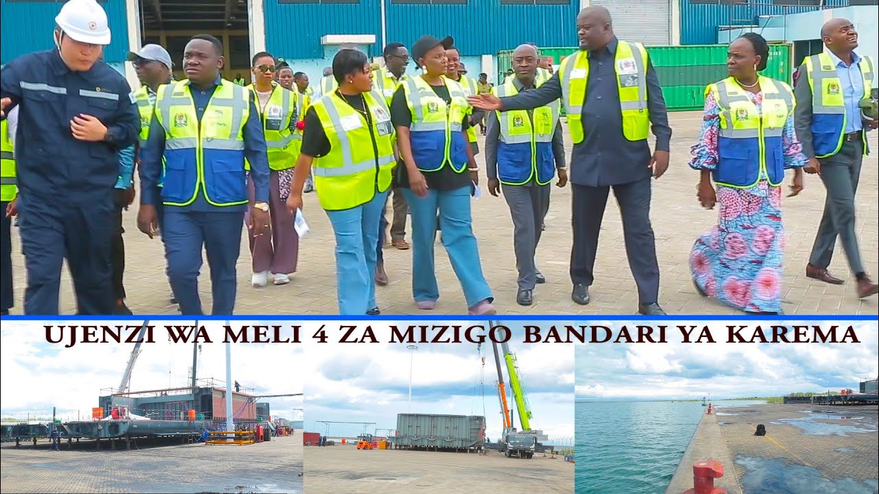 KATAVI: MELI 4 ZA MIZIGO UJENZI UMEANZA BANDARI YA KAREMA.