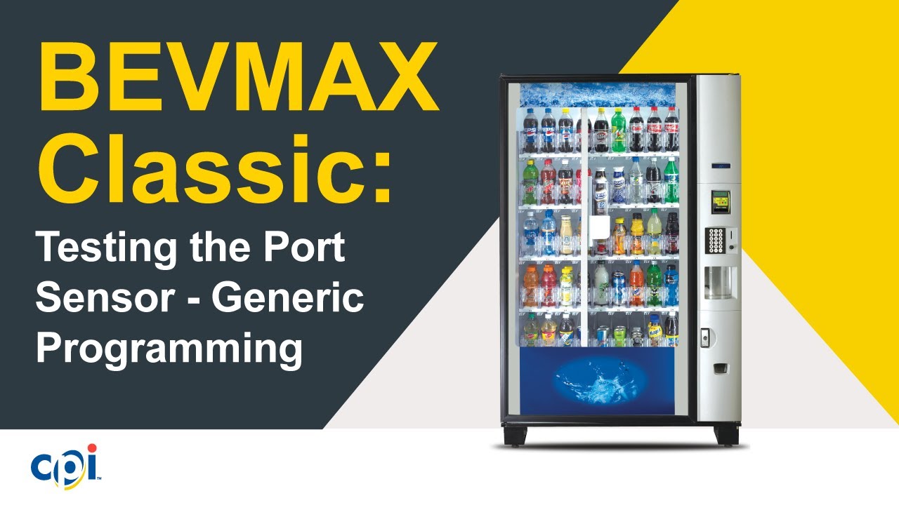 BevMAX Classic: Testing the Port Sensor - Generic Programming