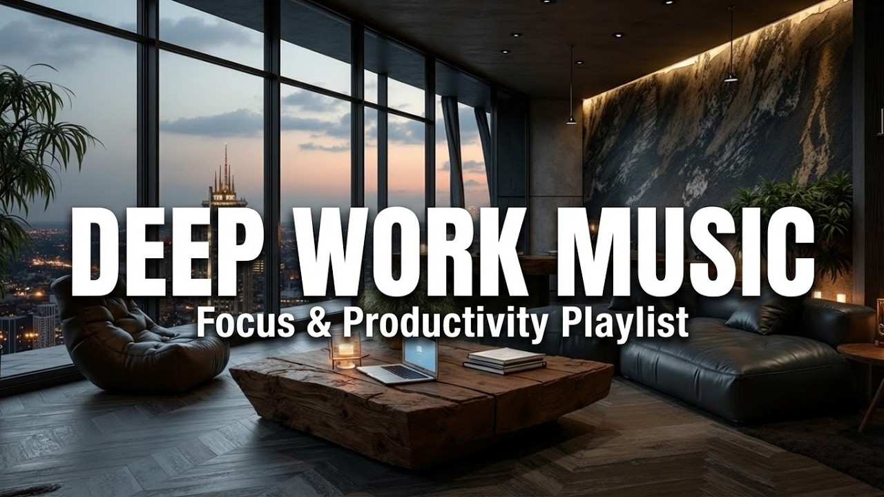 Deep Work Music & Focus Music for Ultimate Productivity | Relaxing Study Vibes & Flow State