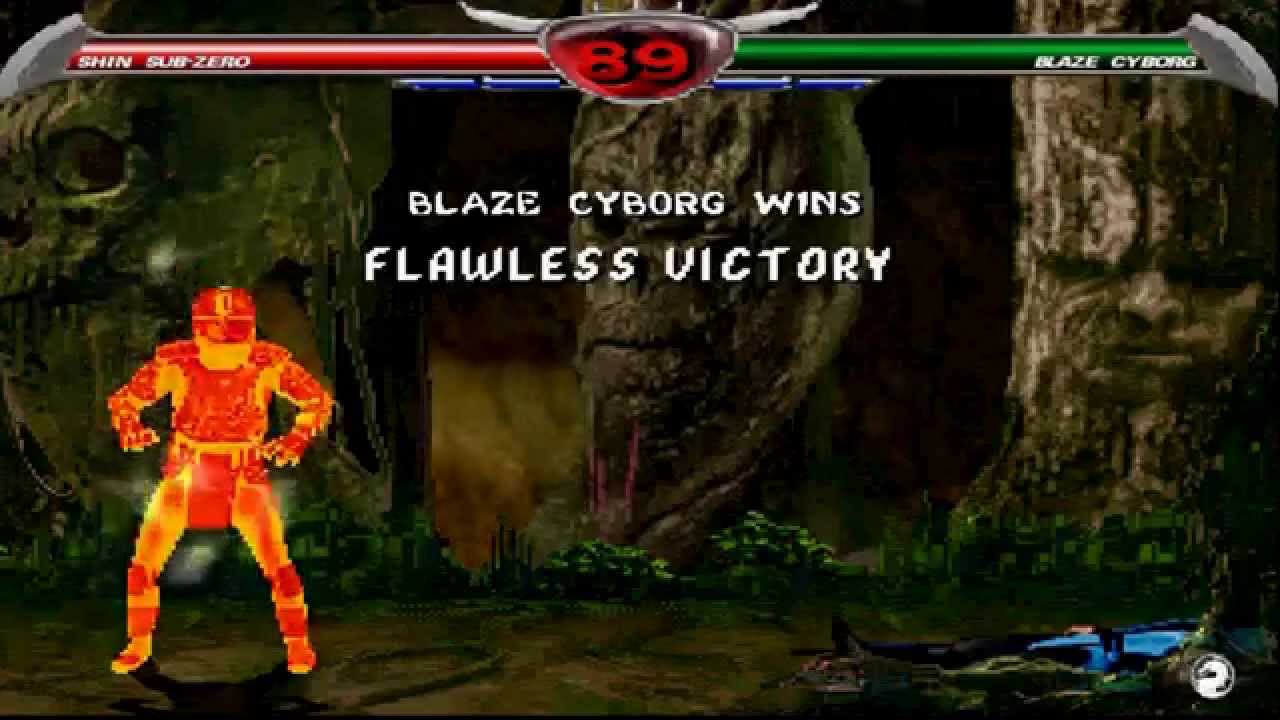 MK Chaotic gameplay #54 - Blaze Cyborg