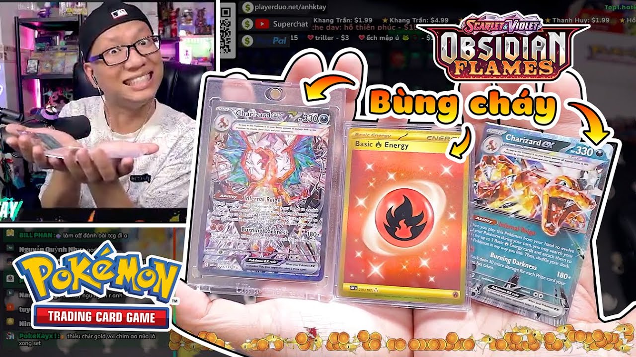 Mãn nhãn với Top 1 Charizard của Obsidian Flames Pokemon TCG