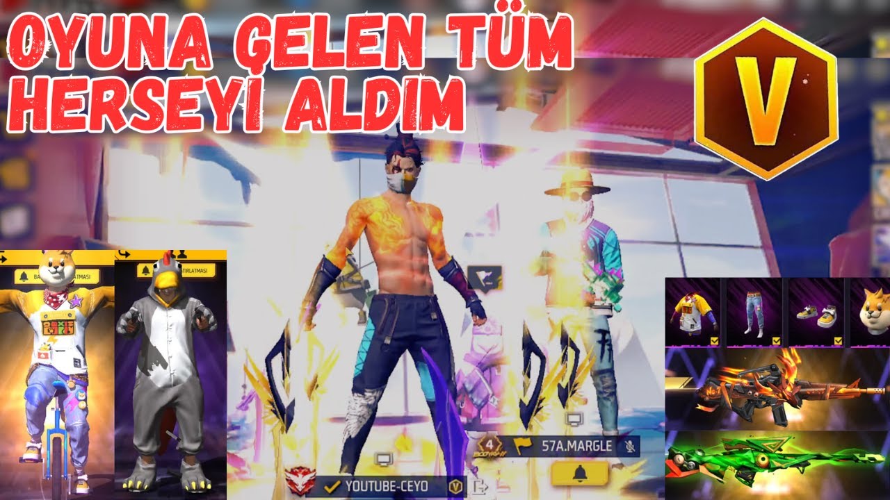YENİ GELEN HERŞEYİ ALDIK l EFSANE GERİ DÖNÜŞ l #FREEFIRE #ELMASHARCAMA