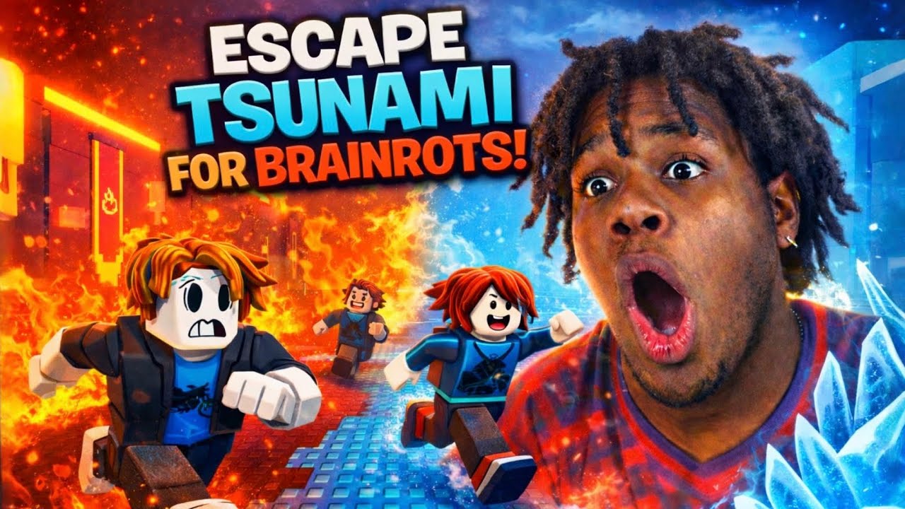 FIRE vs ICE UPDATE is INSANE in Escape The Tsunami For Brainrots!🔥❄️