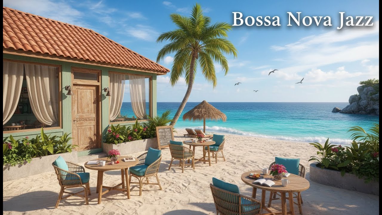 Warm Sunset Bossa Nova 🎸 Relaxing Guitar by the Sea