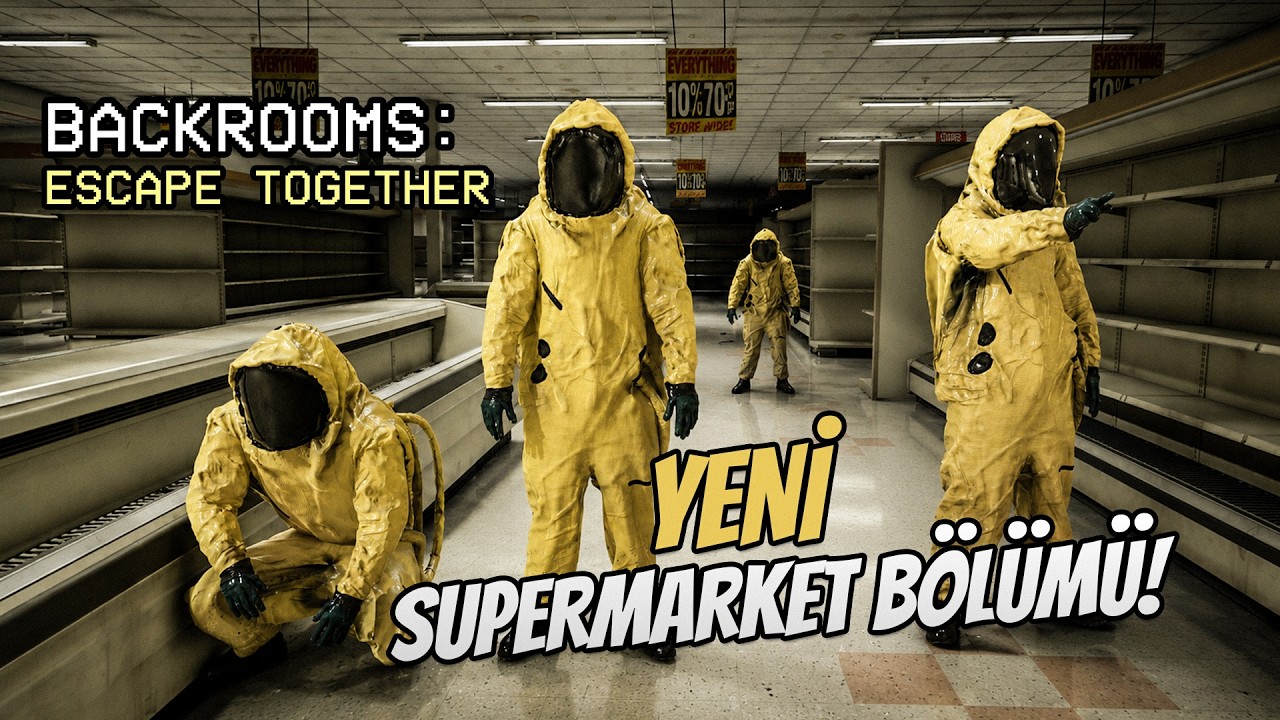 WE ARE NOT ALONE IN THIS SUPERMARKET! 😨 - Backrooms: Escape Together (Level 232)