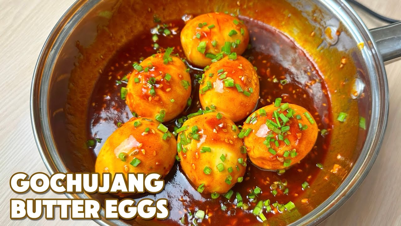 GOCHUJANG BUTTER EGGS