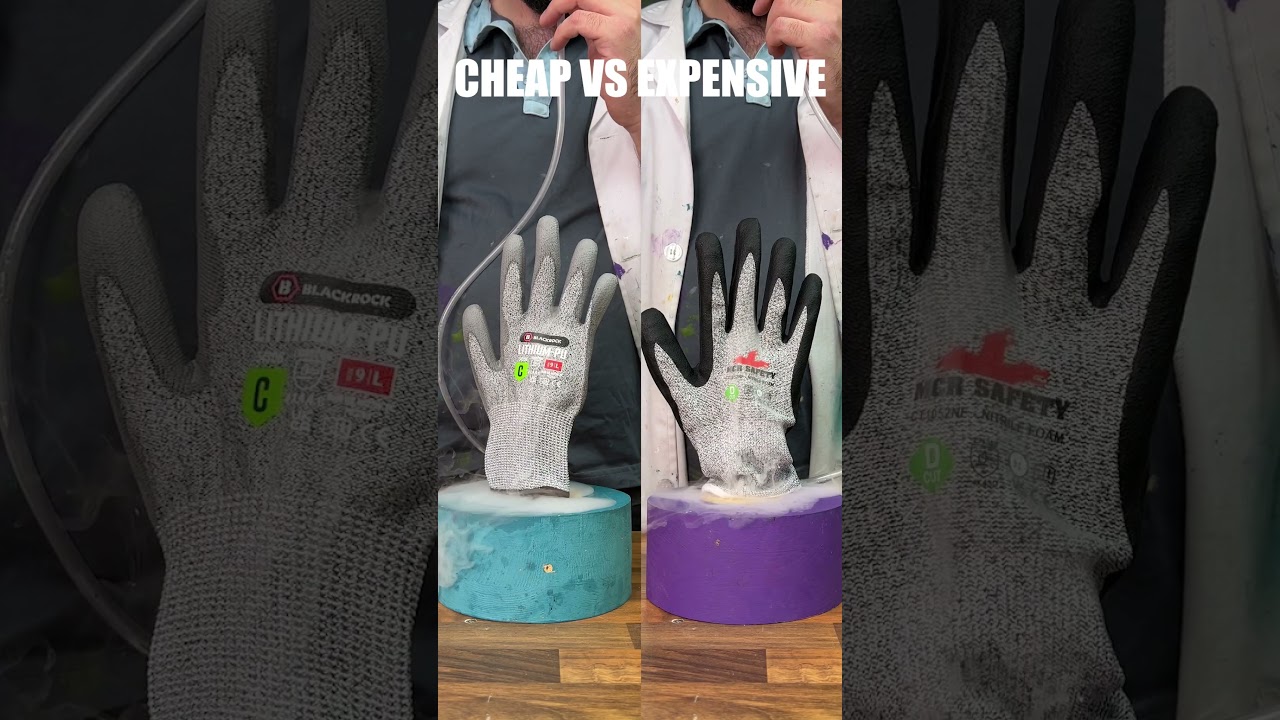 I tested cheap 💰 vs expensive 💰💰💰 cut resistant gloves!