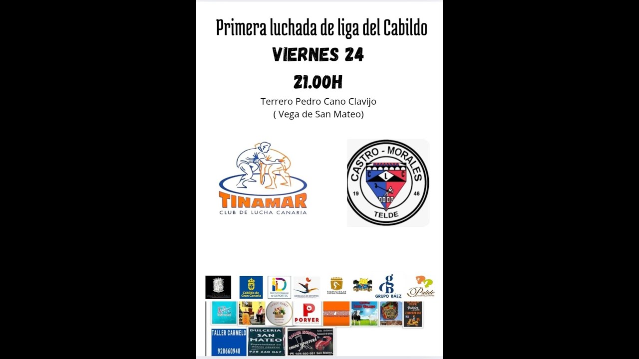 Lucha Canaria  BregandoXlalucha  Tinamar - Castro Morales Viernes 24/10/2025
