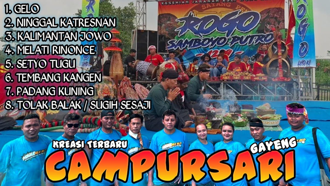CAMPURSARI LANGAM GAYENG - ROGO SAMBOYO PUTRO FULL ALBUM