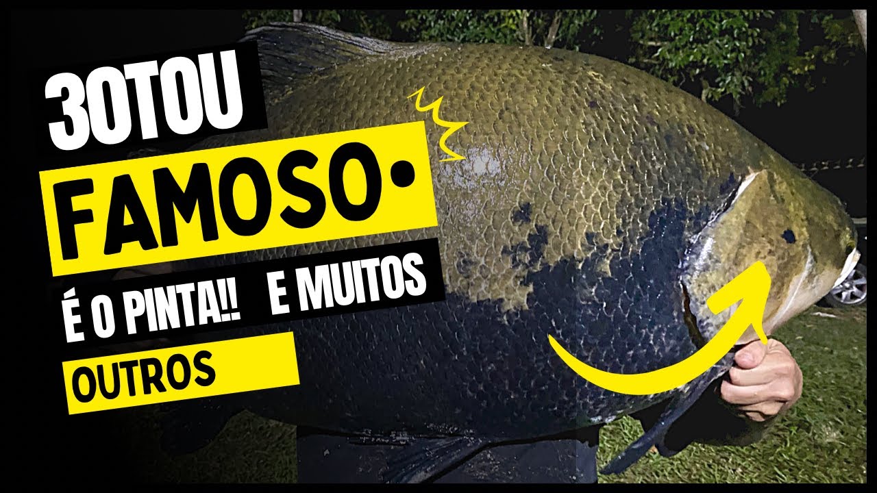 TRINTOU\FAMOSO TAMBAQUI PINTA ! MUITOS PEIXES!