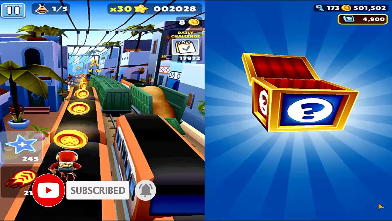 🚀Subway Surfers (Speed Run)🚀, Android Reverse Gameplay - Walkthrough, Episode 56