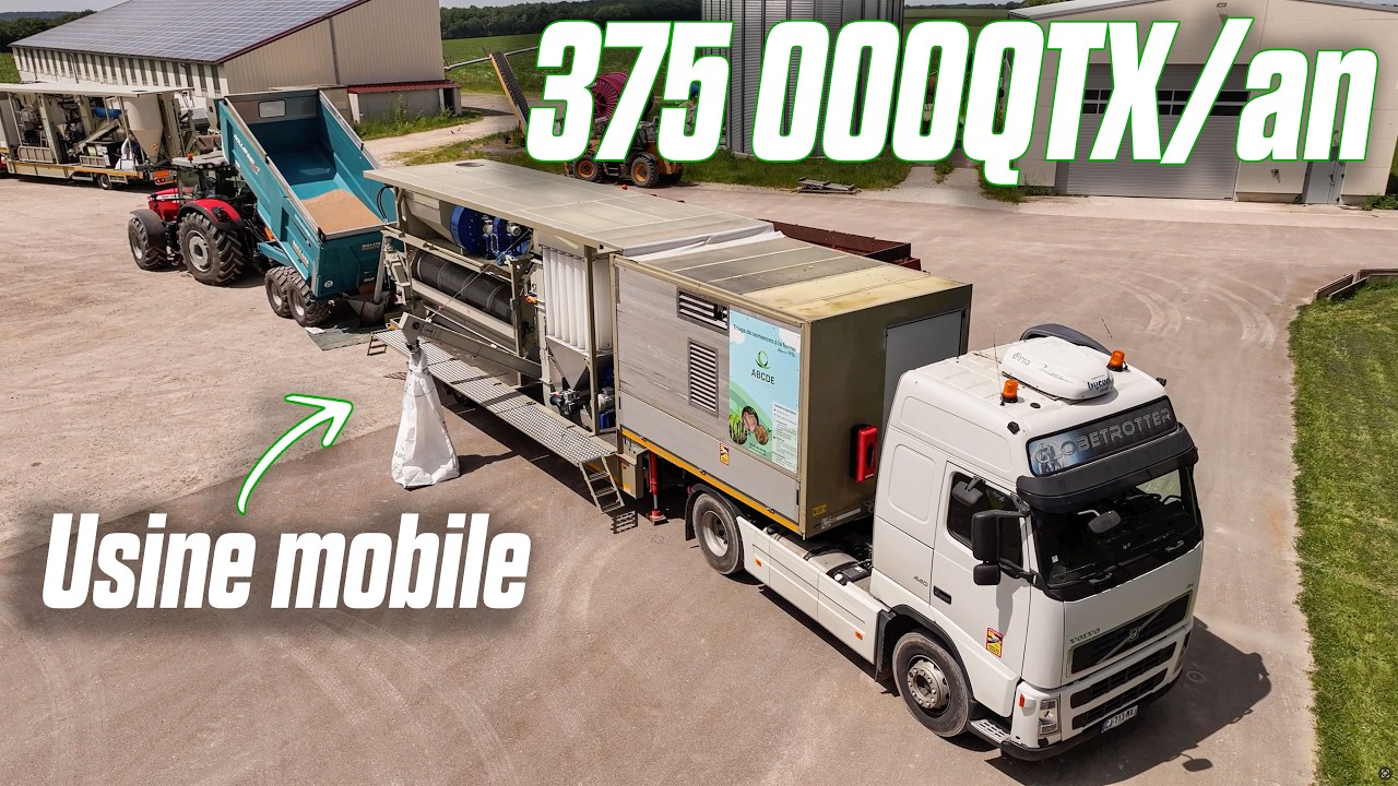 🌾😱 375 000 QUINTAUX/an ! Le triage à façon dans votre FERME avec ABCDE et ses USINES MOBILES ! 💪