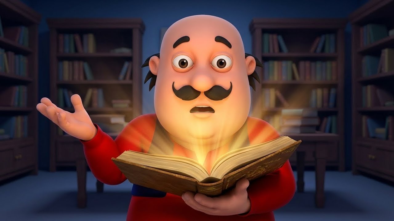 मोटू की सबसे अजीब रिसर्च 📖😂 | Mystery Cartoon Hindi