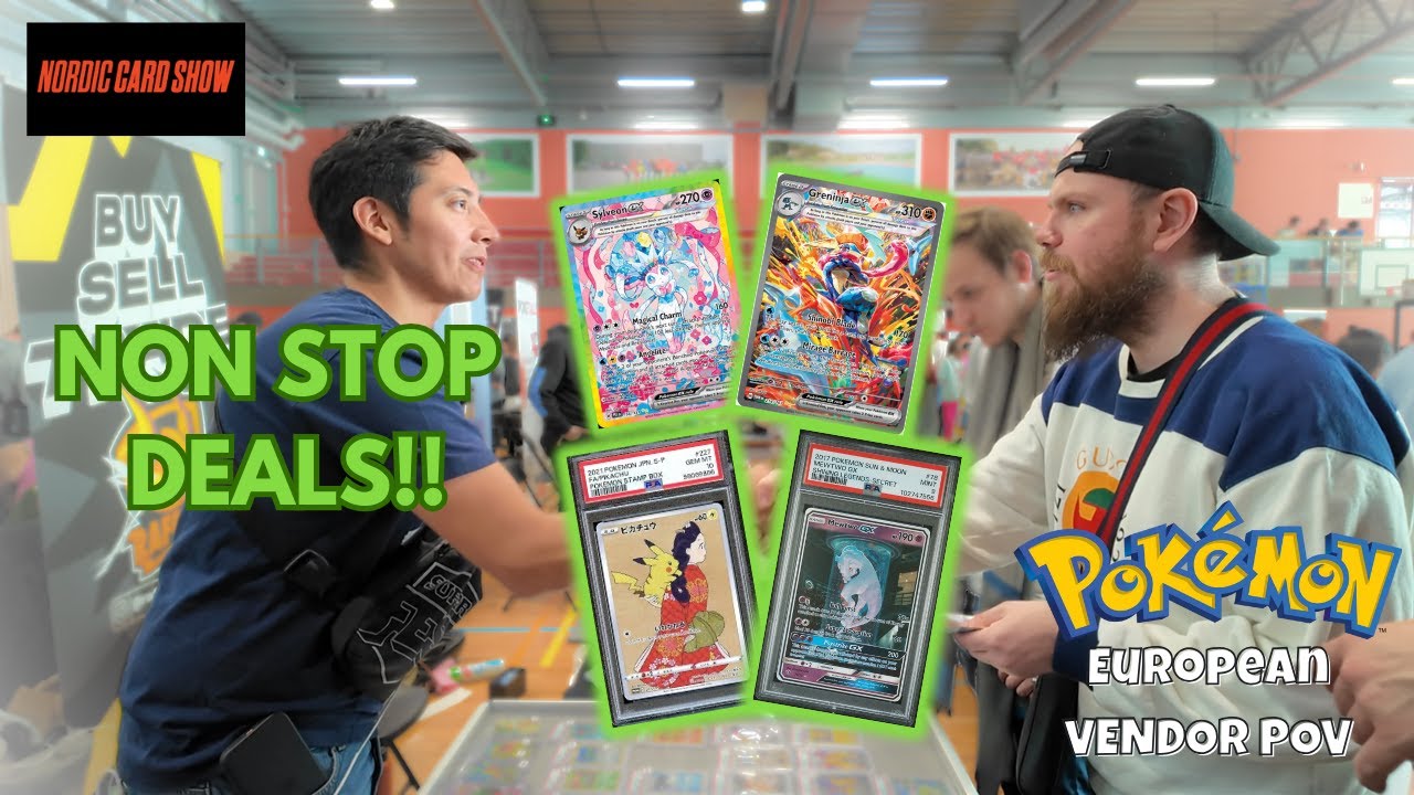 SELLING SOME OF MY RAREST CARDS | European Pokemon Vendor POV | Nordic Card Show Oslo Pt  3
