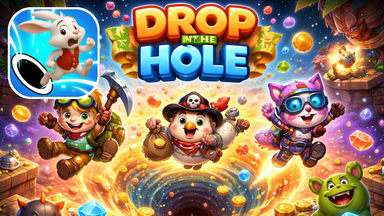 Drop In The Hole - First Look Gameplay (Android, iOS)