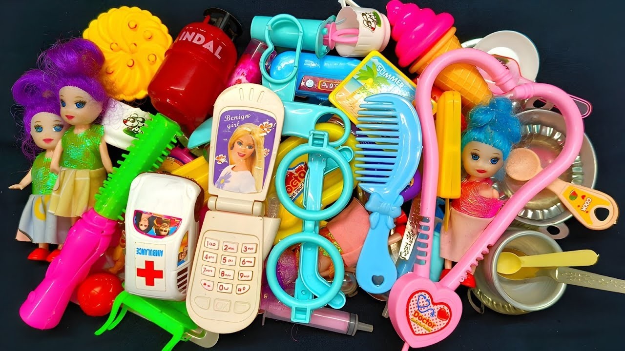 5 Minutes Satisfying With Unboxing Hello Kitty Kitchen Set  Cutee Tiny Mini ASMR kitchen set