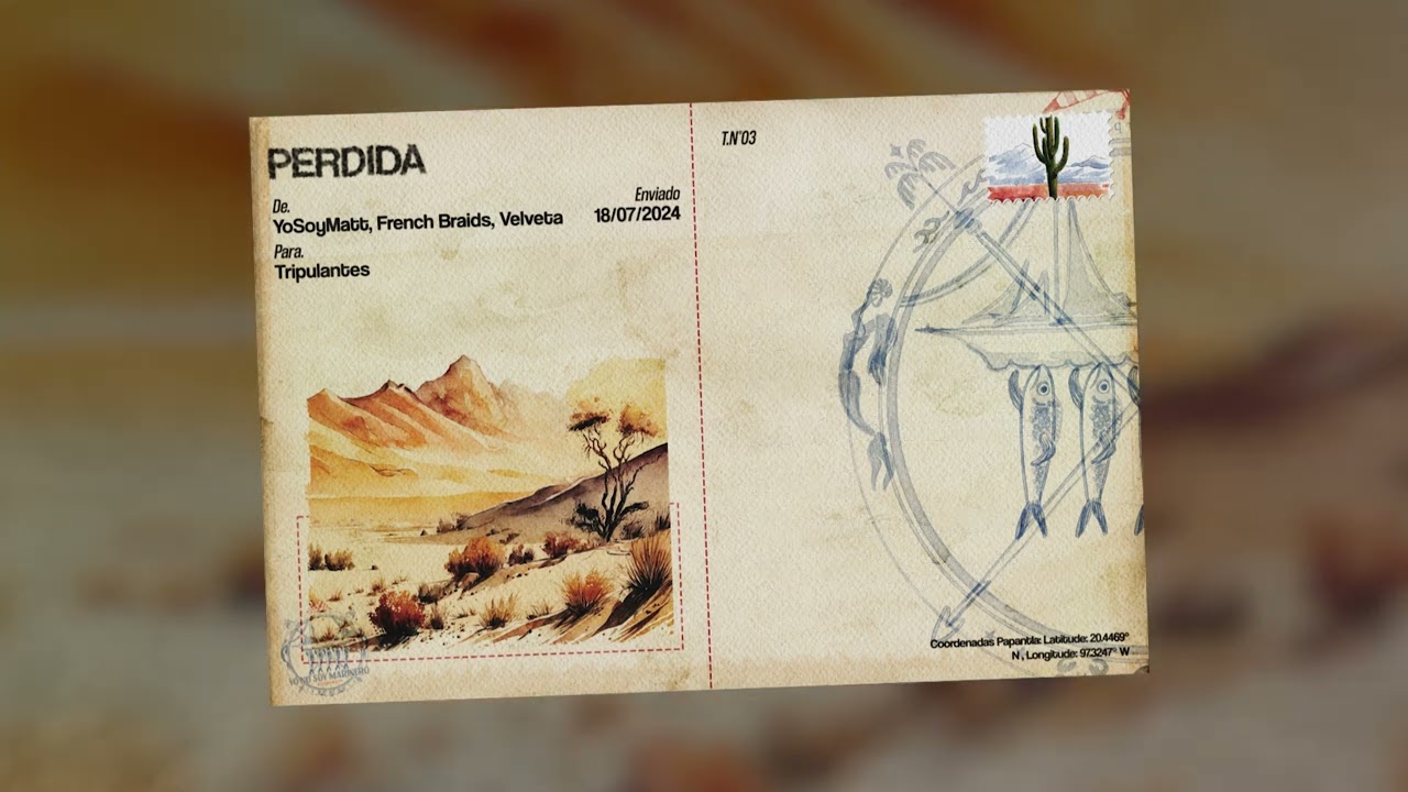 YoSoyMatt, French Braids, Velveta - Perdida - Track 3 (Official Visualizer)
