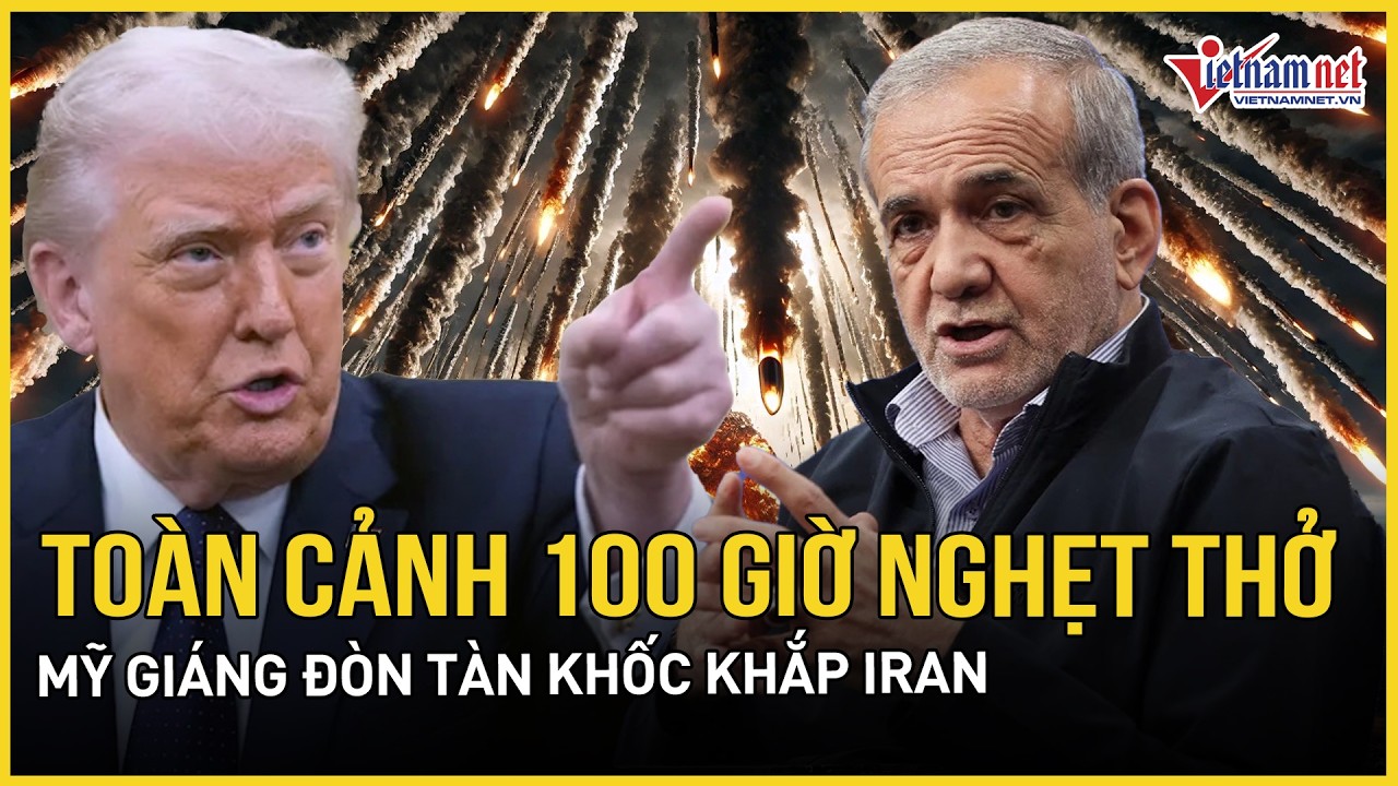 Toàn cảnh 100 giờ Iran hứng đòn tàn khốc, Mỹ nói tất cả mới chỉ bắt đầu, “sóng lớn” đang ở phía sau