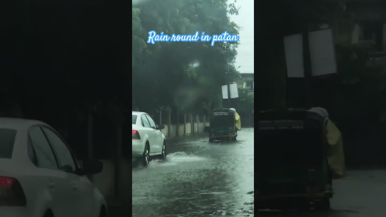 😳Barish me patan Ki halat#rain#love#patan#landslide#mustwatch#shorts