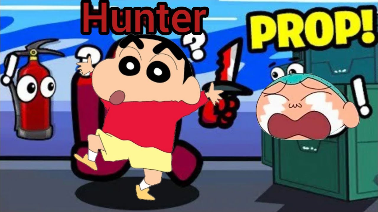 ShinChan 😎 Playing Super Sus ☠️ Prop Hunt🔫 |Hindi Gameplay