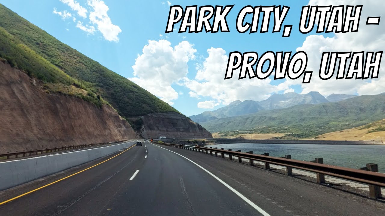 Park City, Utah to Provo, Utah! Drive with me on a Utah highway!