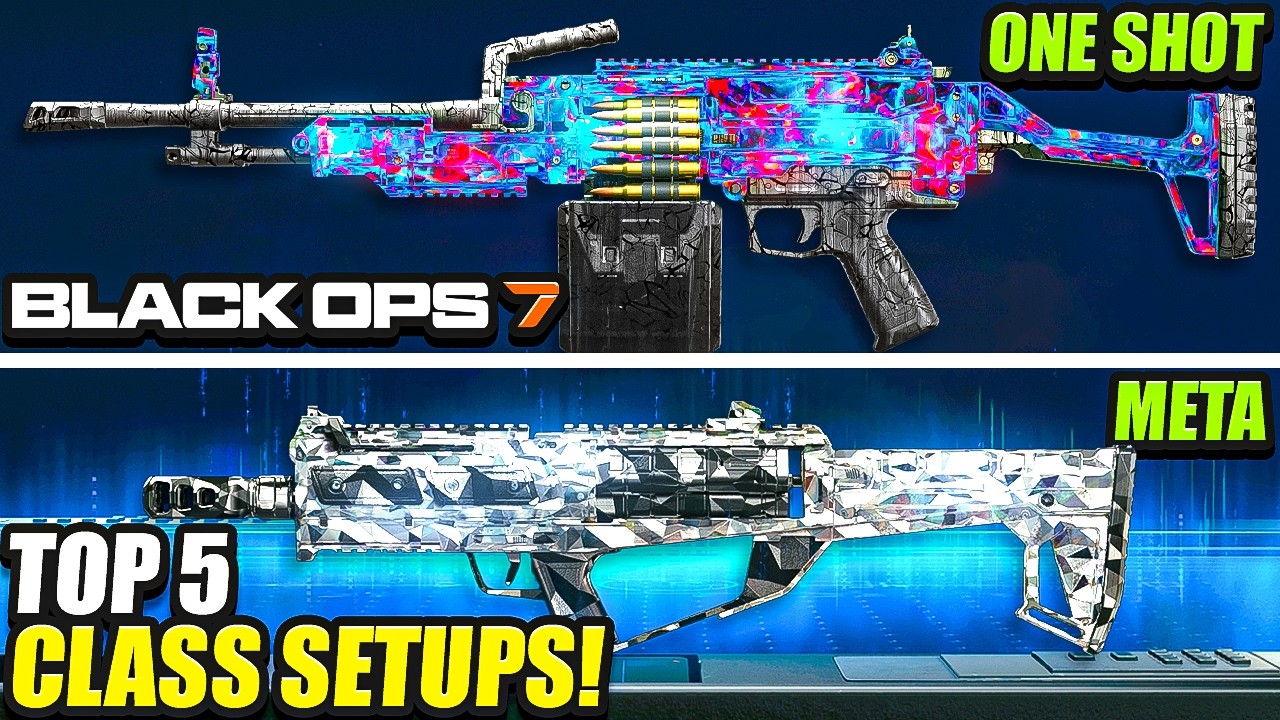 BLACK OPS 7 *НОВЫЕ* ТОП-5 МЕТА-СБОРОК ПОСЛЕ ОБНОВЛЕНИЯ! 🏆 (BO7 Лучшие классы) Лучшее оружие