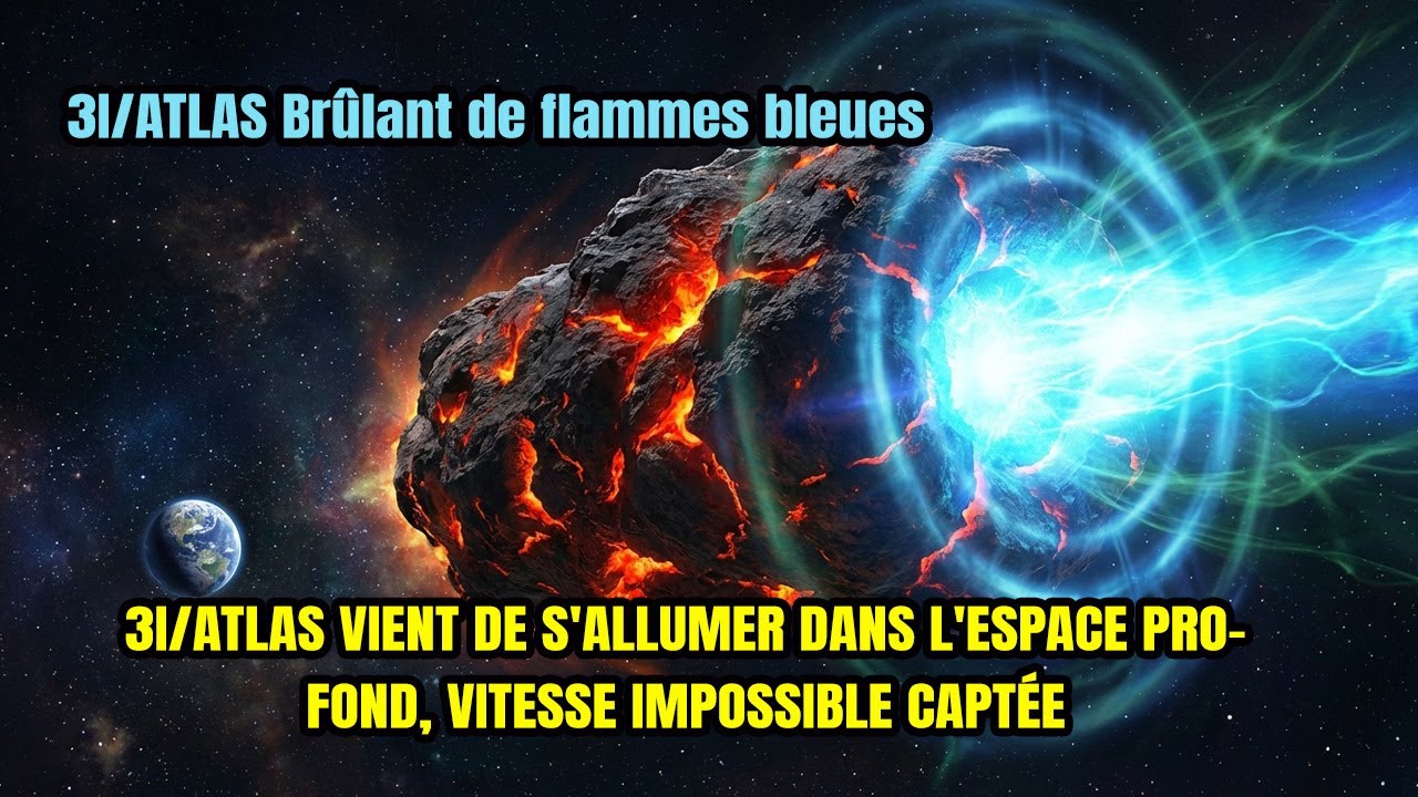 3I/ATLAS vient de s'allumer — Brûle maintenant de flammes bleues dans l'espace profond
