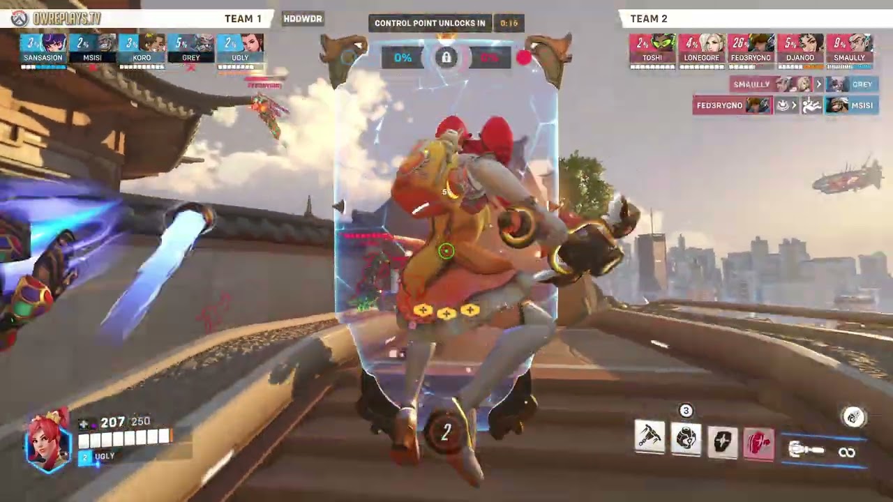 Everyone replaced in our team by UGLY &mdash; Overwatch 2 Replay HDDWDR