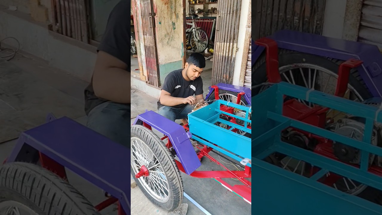 DIY Electric Cargo Trike for Heavy Loads - 500kg Beast! 