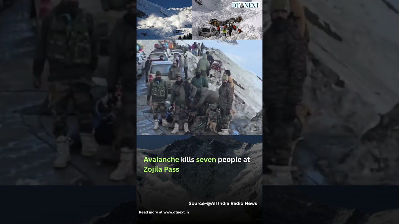 Avalanche kills seven people at Zojila Pass