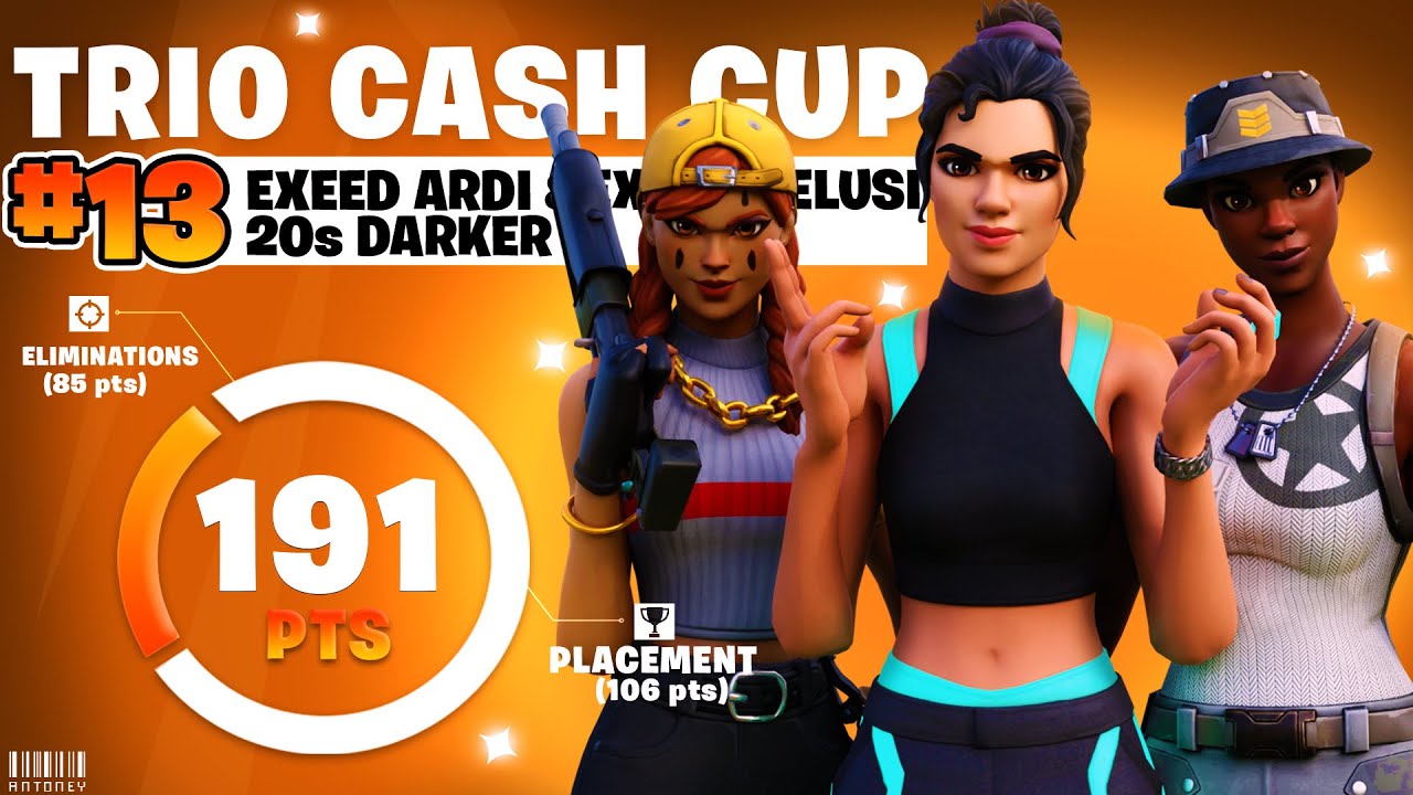 How I placed 13th in the Trio Cash Cup w/Belusi e Darker 🏆 | Ardi