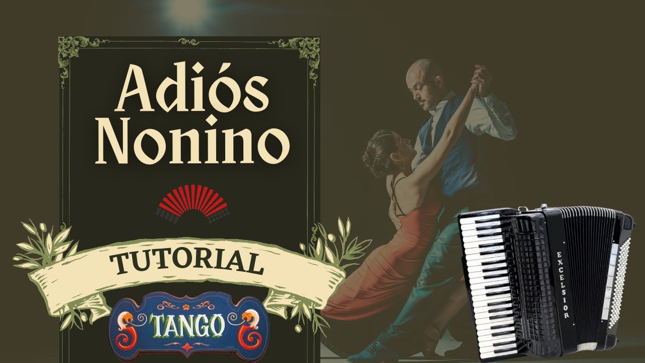 🎹 ADIOS NONINO - TUTORIAL PARA ACORDEON A PIANO - ASTOR PIAZZOLLA