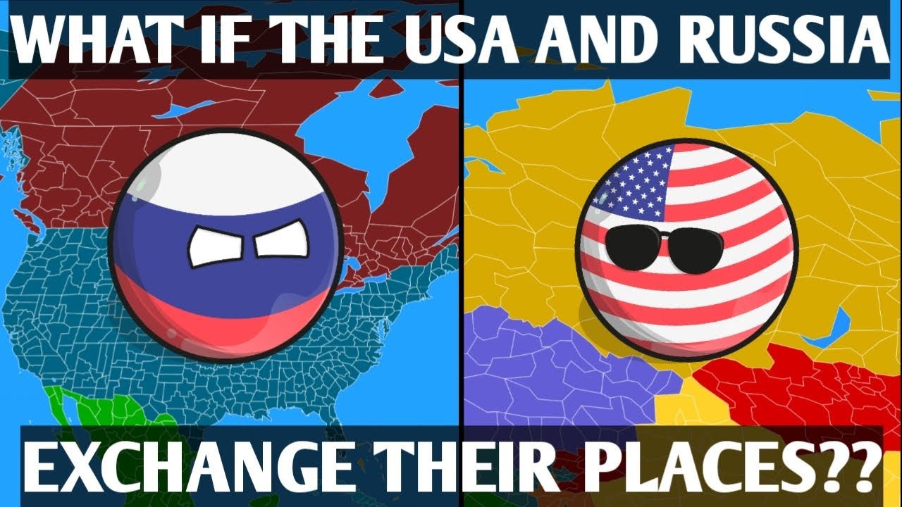 CountryBalls - OMG - What Will Happen If The USA And Russia Switch Their Places??🤔😱