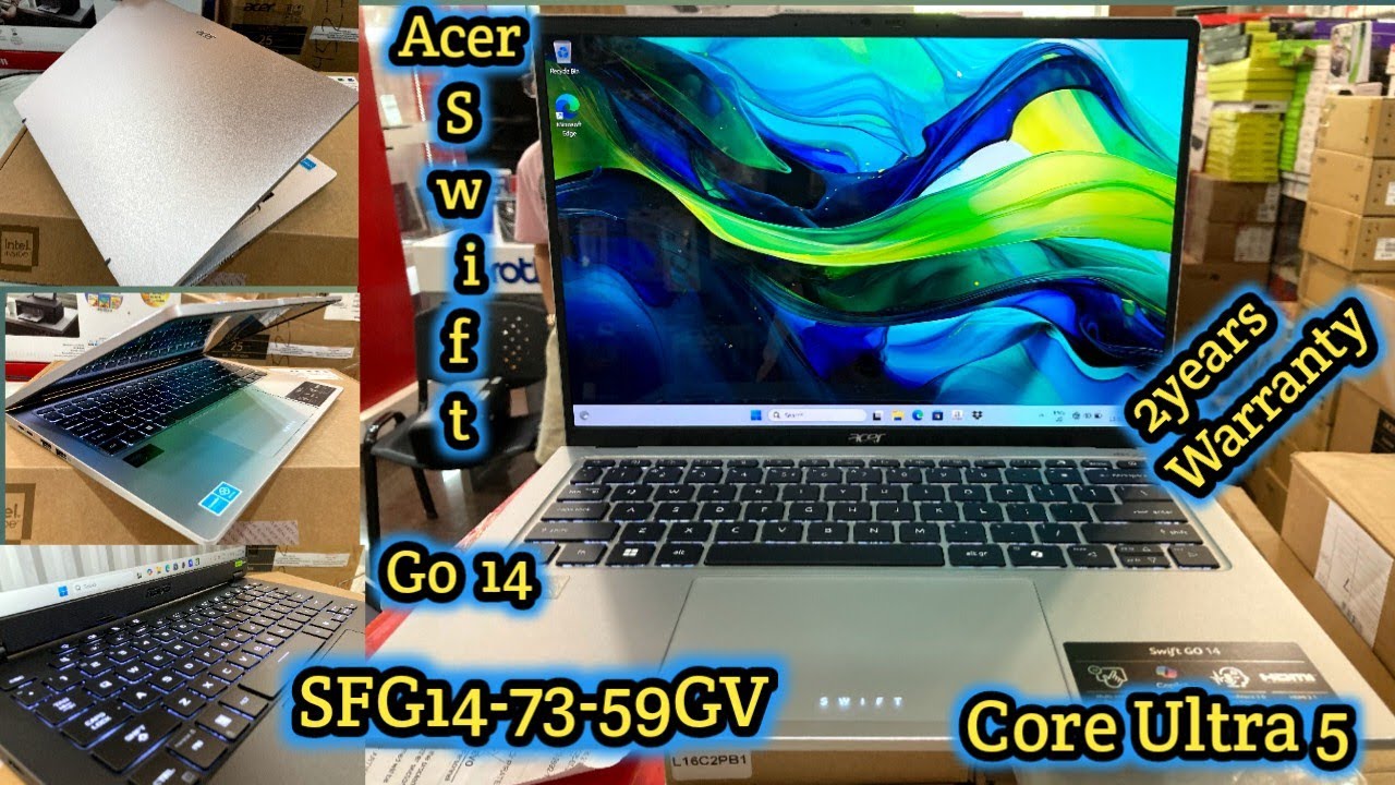 Acer Swift Go 14 Ultra 5 | Unboxing Swift Go 14 SFG14-73-59GV | Intel Core Ultra 5 Processor 125H