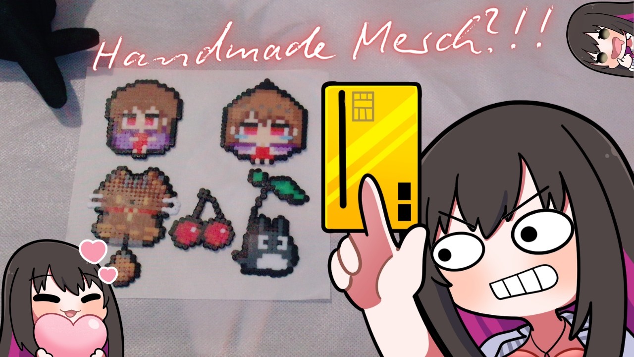 【 HANDCAM 】 Membuat Handmade Merch? Omo omo aku nak 10!!!🤑🤑🤑