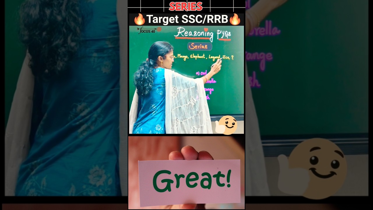 🔥 Latest Eduquity Pattern Word Series Question | SSC CGL/CHSL 2025 Reasoning Trick | Focus40 Academy