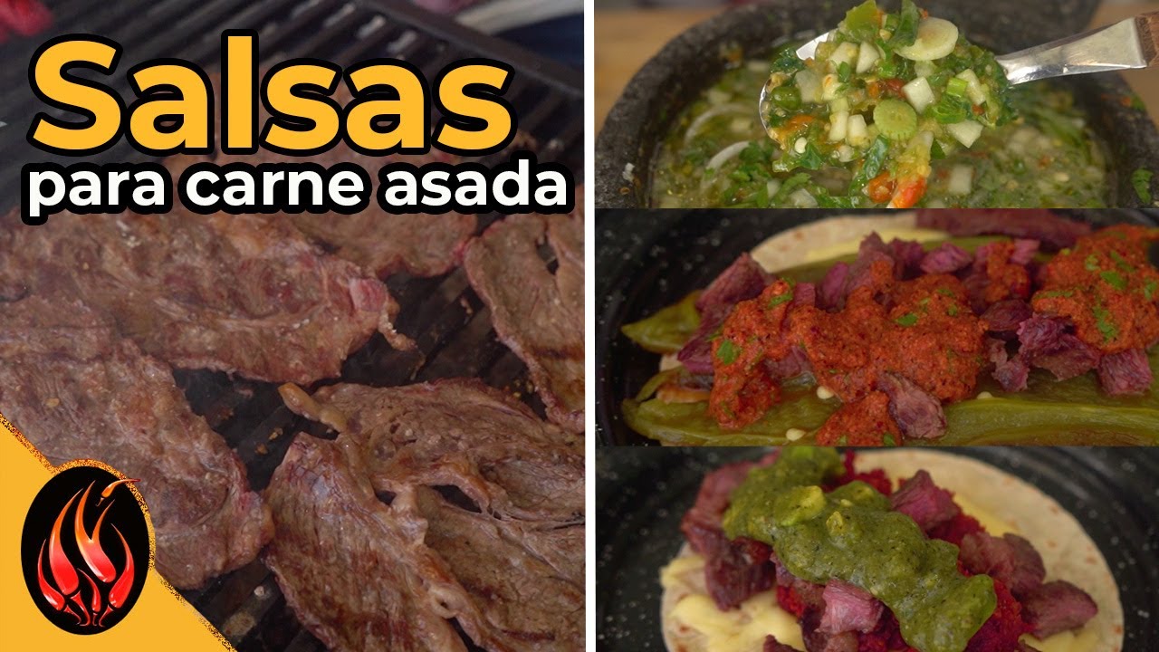 Unas buenas salsas para tu carne asada!