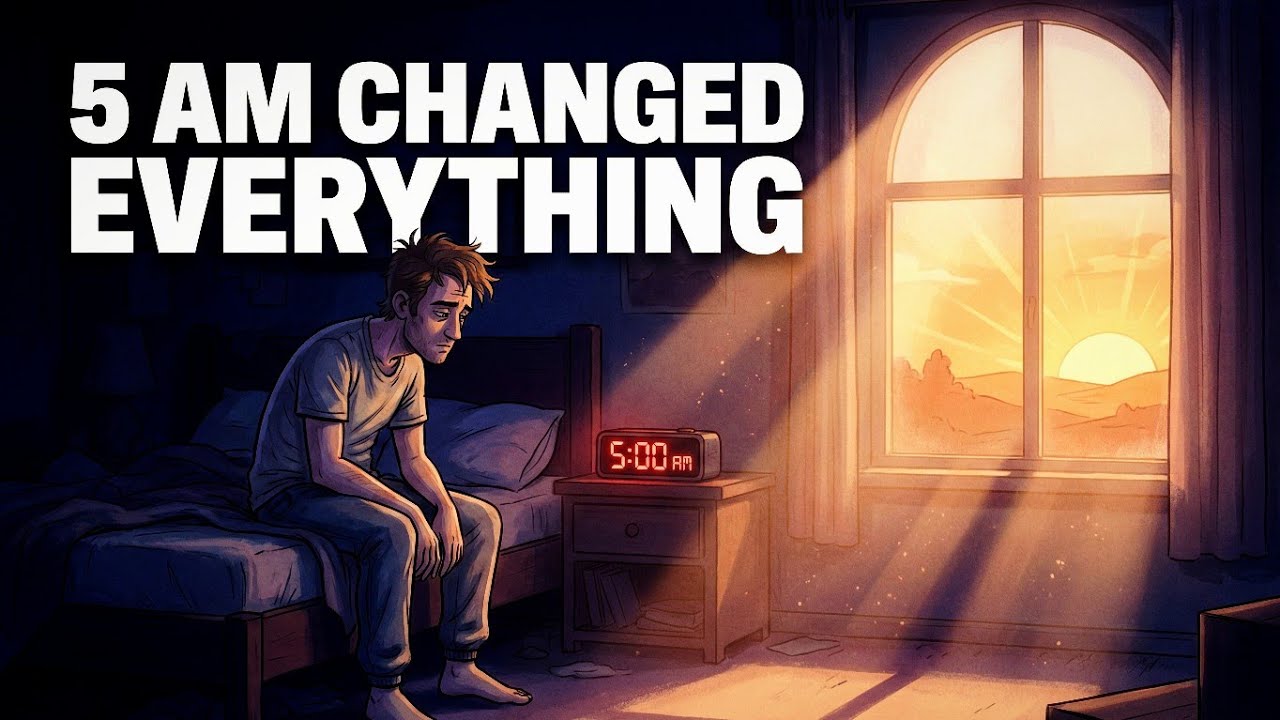 The Secret of 5 AM | One Habit That Changed a Poor Man's Life | English Learning 