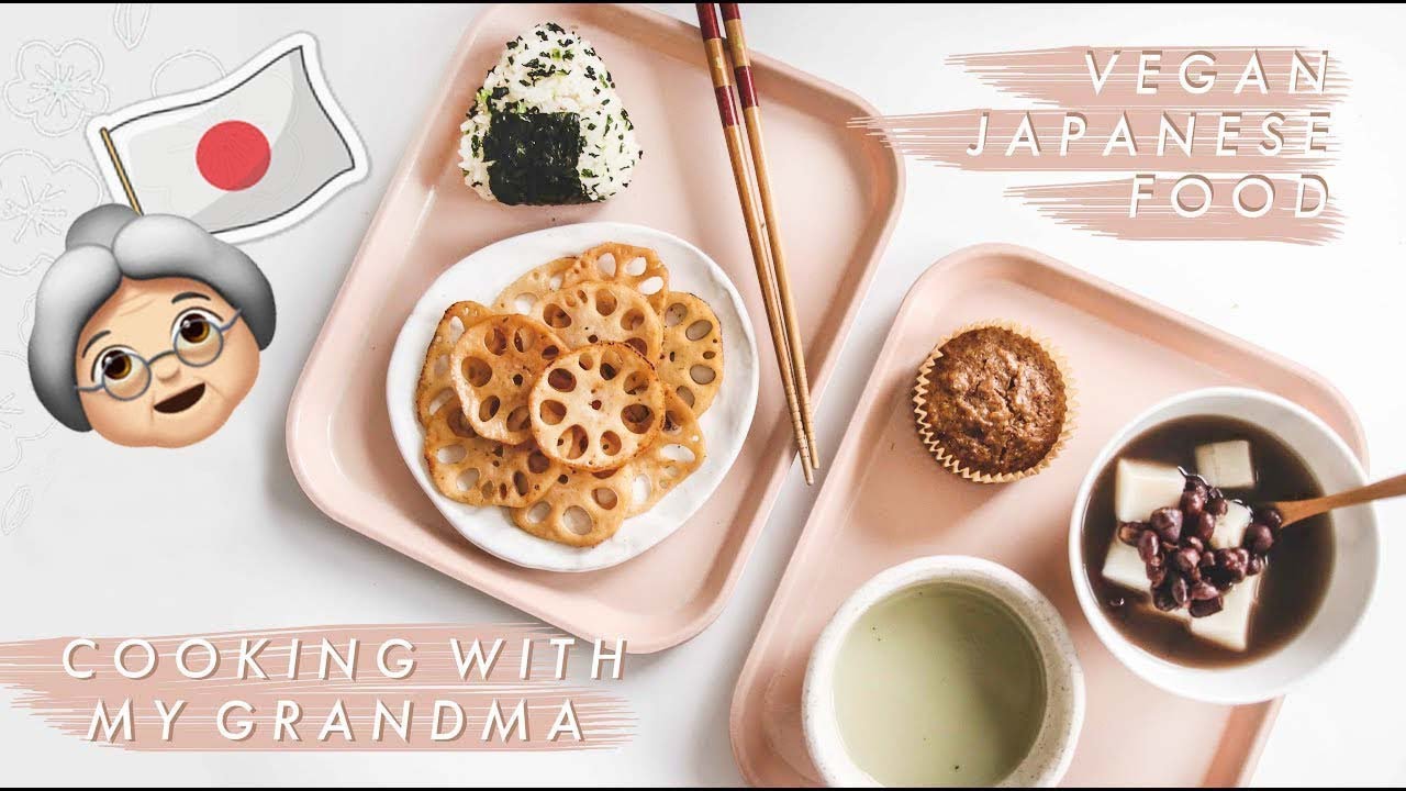Cooking Vegan Japanese Food With My Grandma 👵🏻🇯🇵 *oishii*