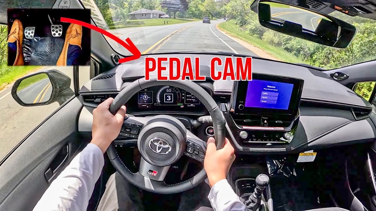 2025 Toyota GR Corolla • POV Driving Experience • Pedal Cam