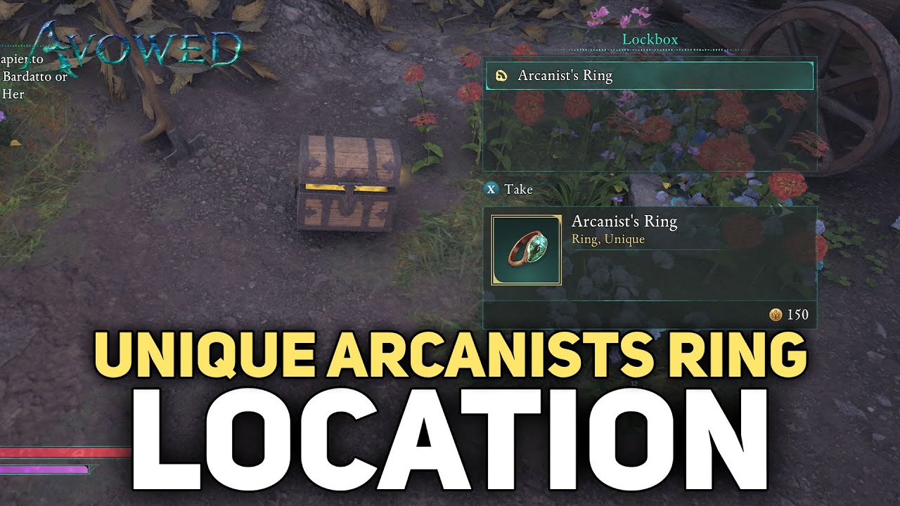 How To Get The Arcanist's Ring Unique - Avowed