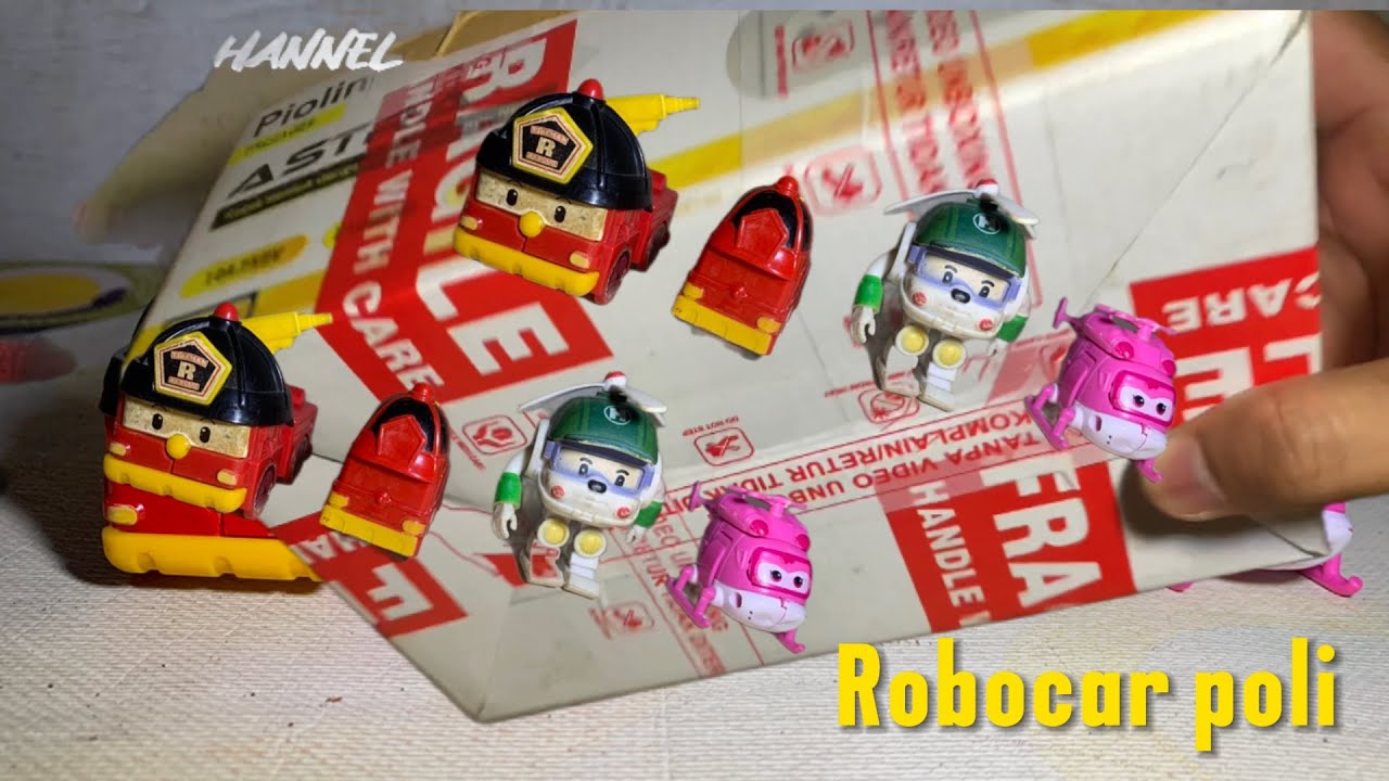 ASMR Unboxing Robocar Poli 🚗 | No Talking | Satisfying Toy Sounds