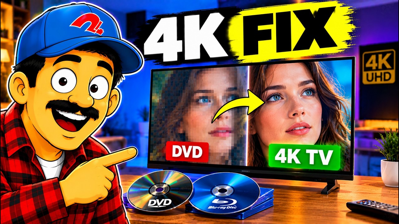 Почему старые DVD и Blu-ray плохо смотрятся на 4K-телевизорах &mdash; как это исправить