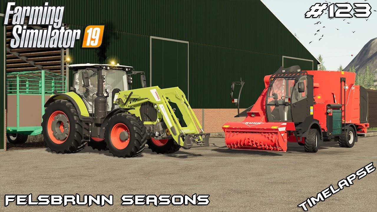 New 500.000$ cow barn | Animals on Felsbrunn Seasons | Farming Simulator 19 | Episode 123
