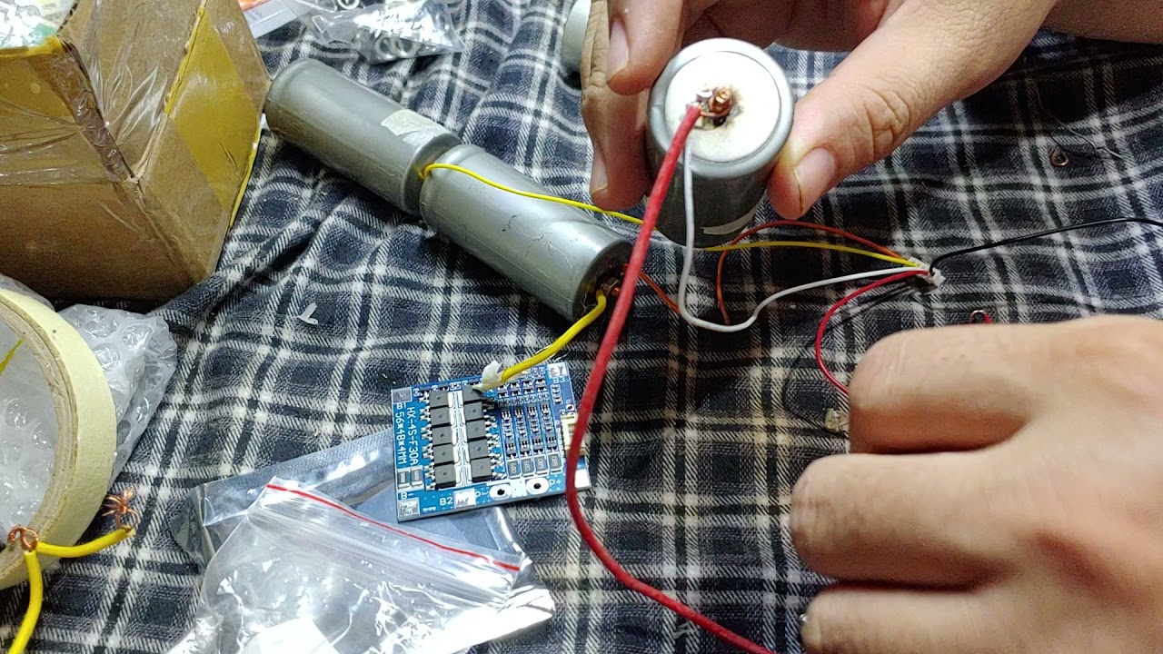 hướng dẫn đấu mạch sạc pin lifepo4 32650 (pin sắt)