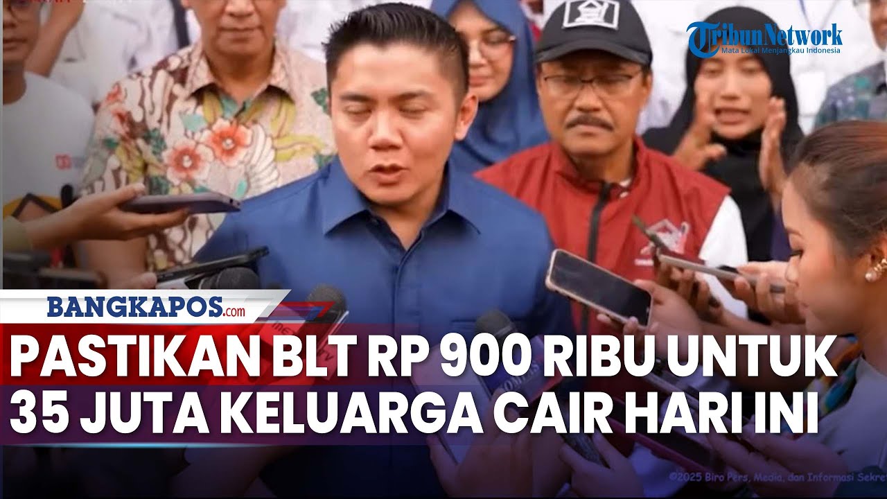 BLT Rp 900 Ribu untuk 35 Juta Keluarga Cair Hari Ini, Seskab Ungkap Tujuannya