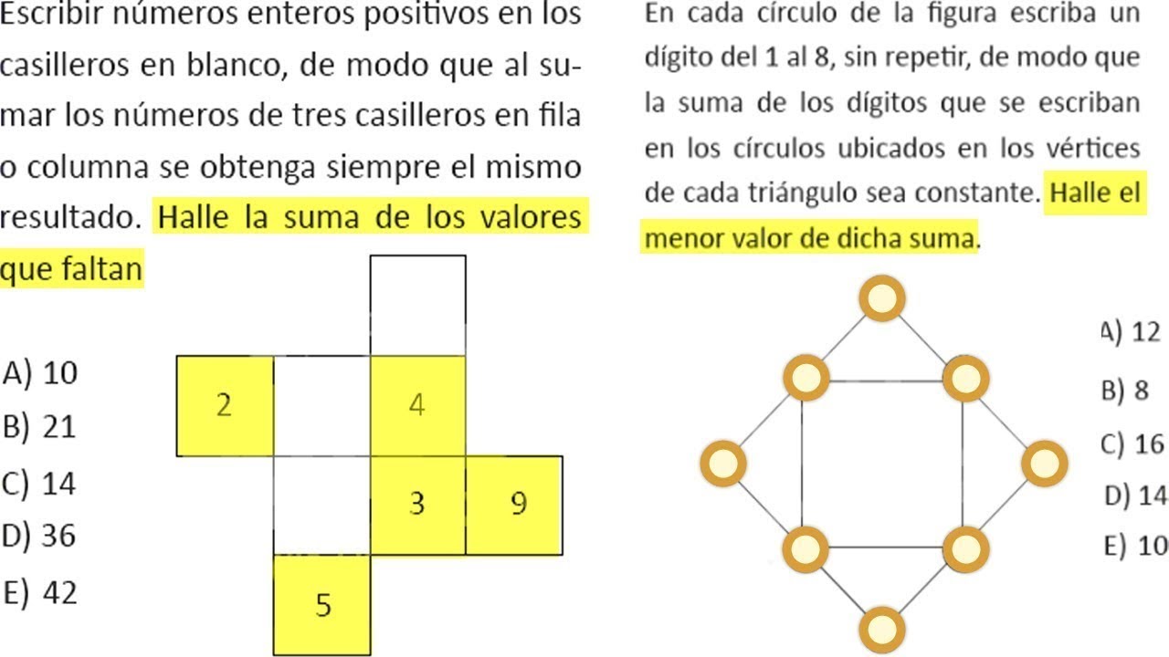 ARREGLOS NUMERICOS EJERCICIOS RESUELTOS RAZONAMIENTO LOGICO MATEMATICO HABILIDAD LOGICA